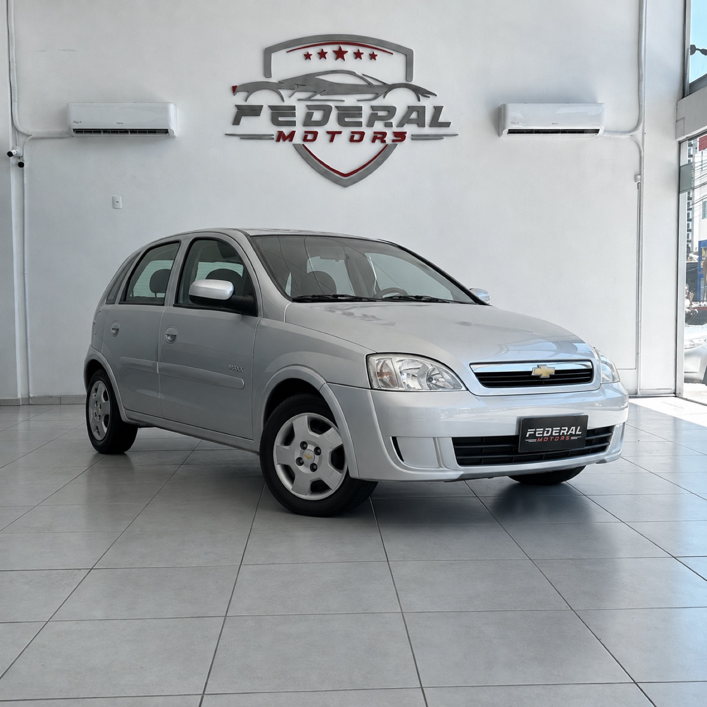 Chevrolet Celta no salão da FEDERAL MOTORS