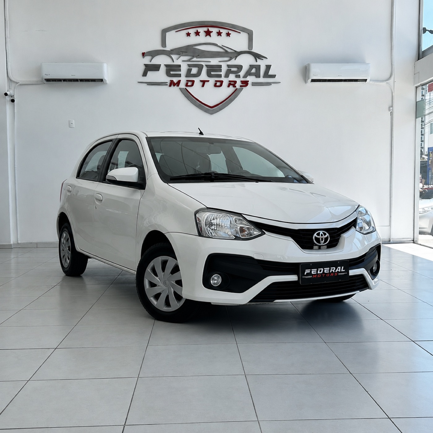 Toyota Etios no salão da FEDERAL MOTORS