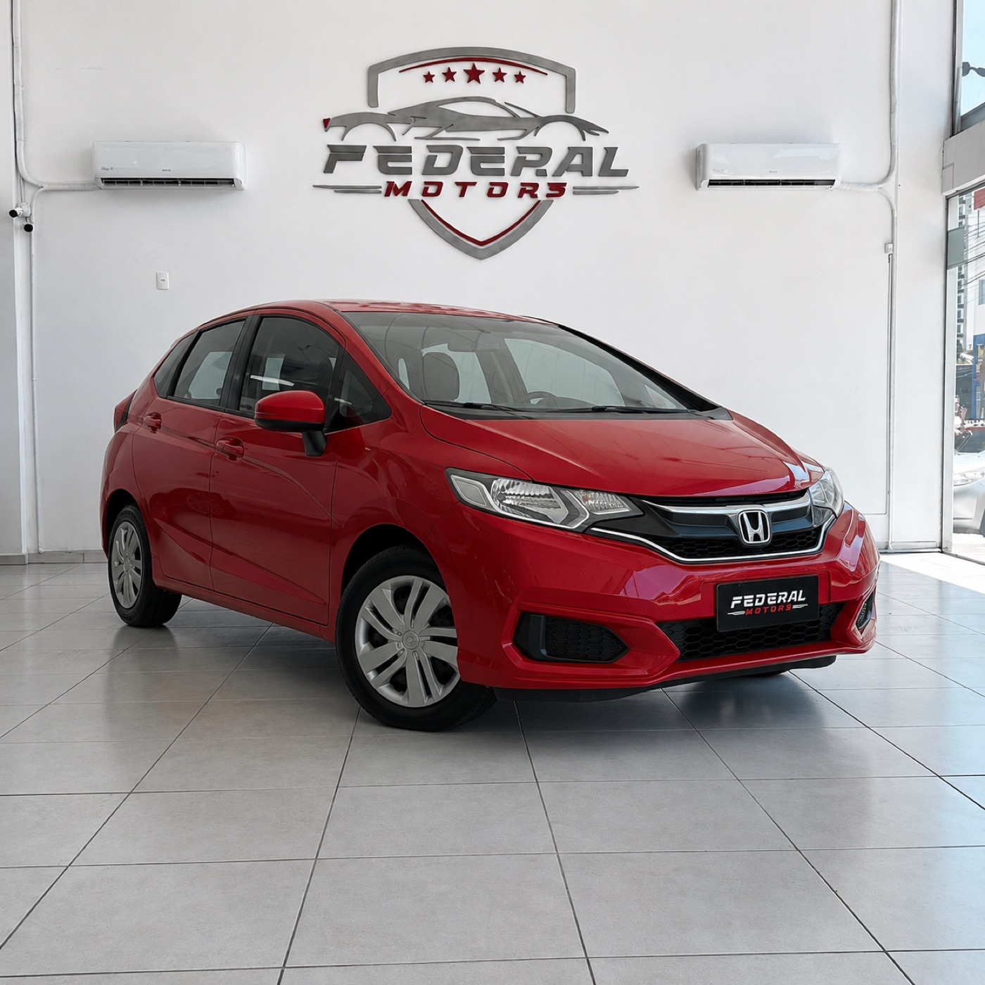 Honda Fit no salão da FEDERAL MOTORS