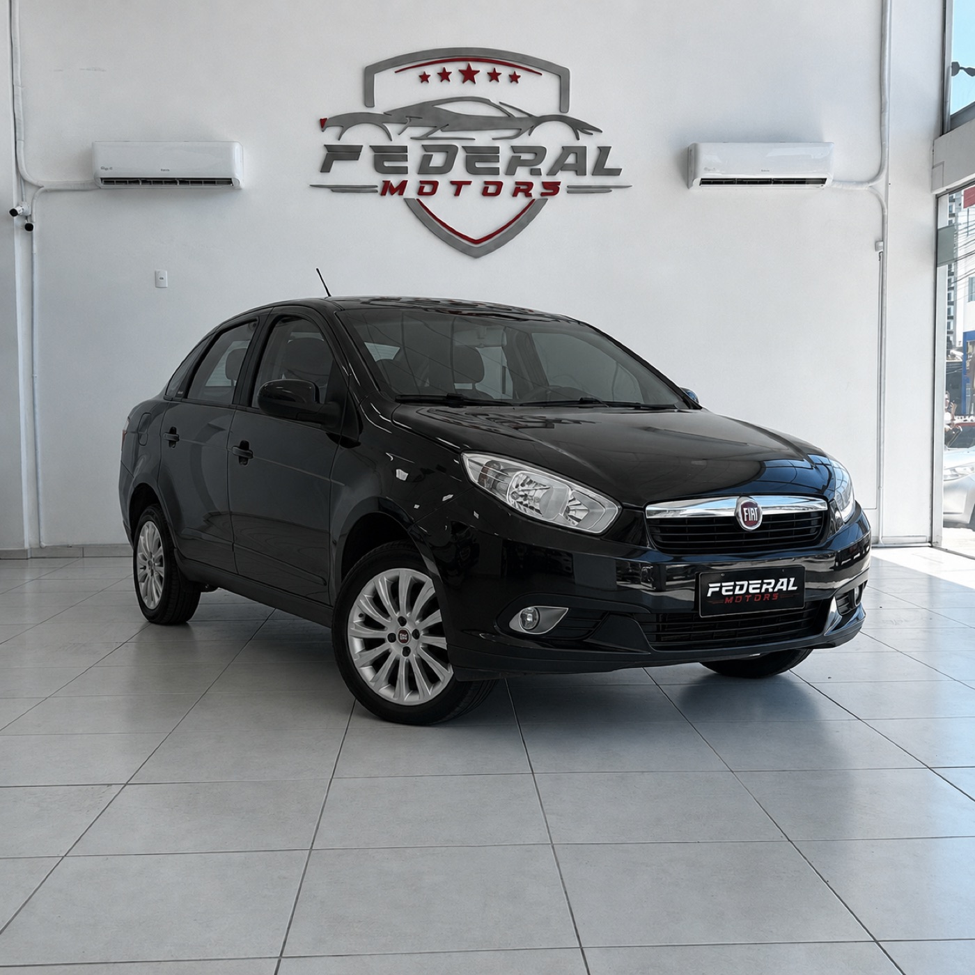 Fiat Grand Siena no salão da FEDERAL MOTORS