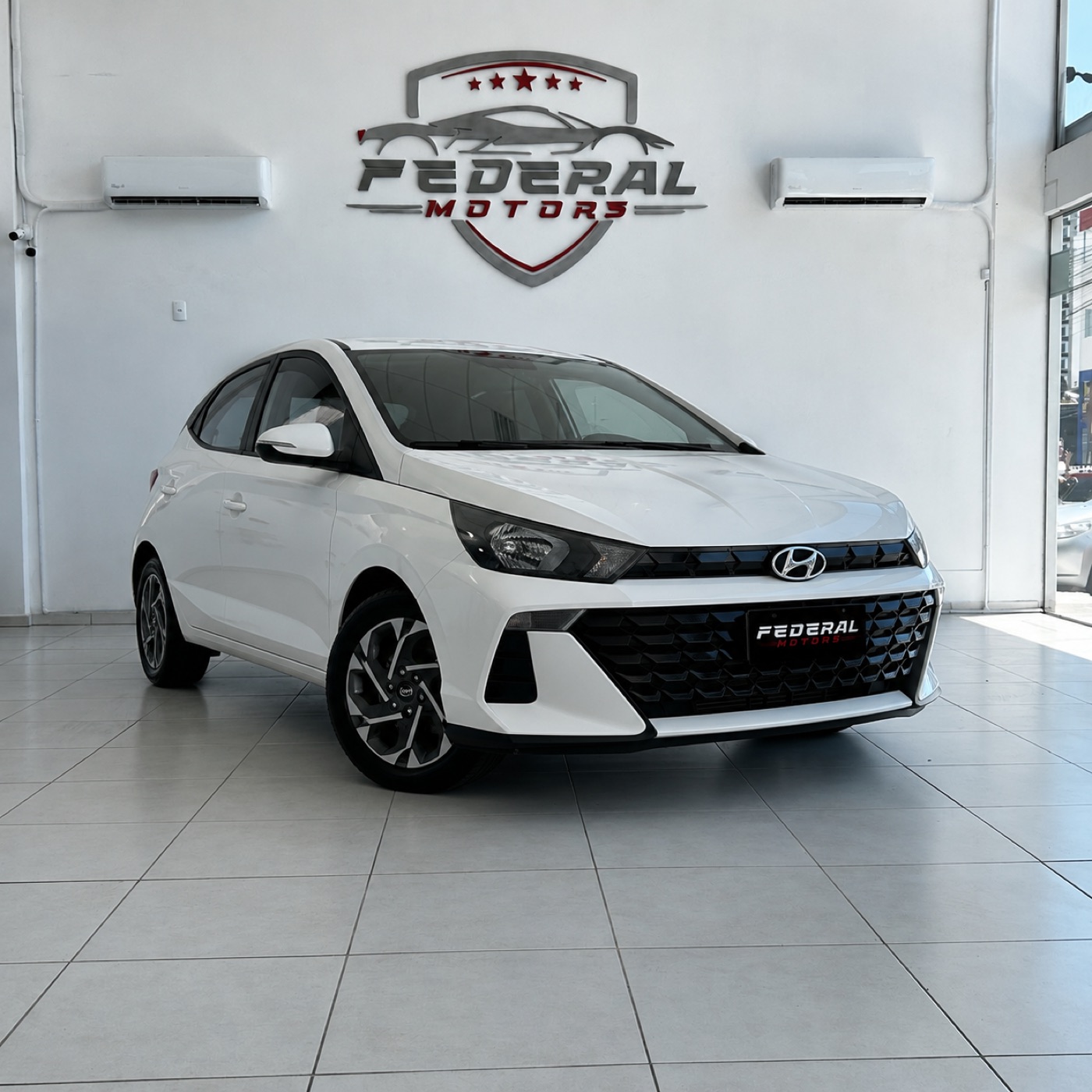 Hyundai HB20 no salão da FEDERAL MOTORS