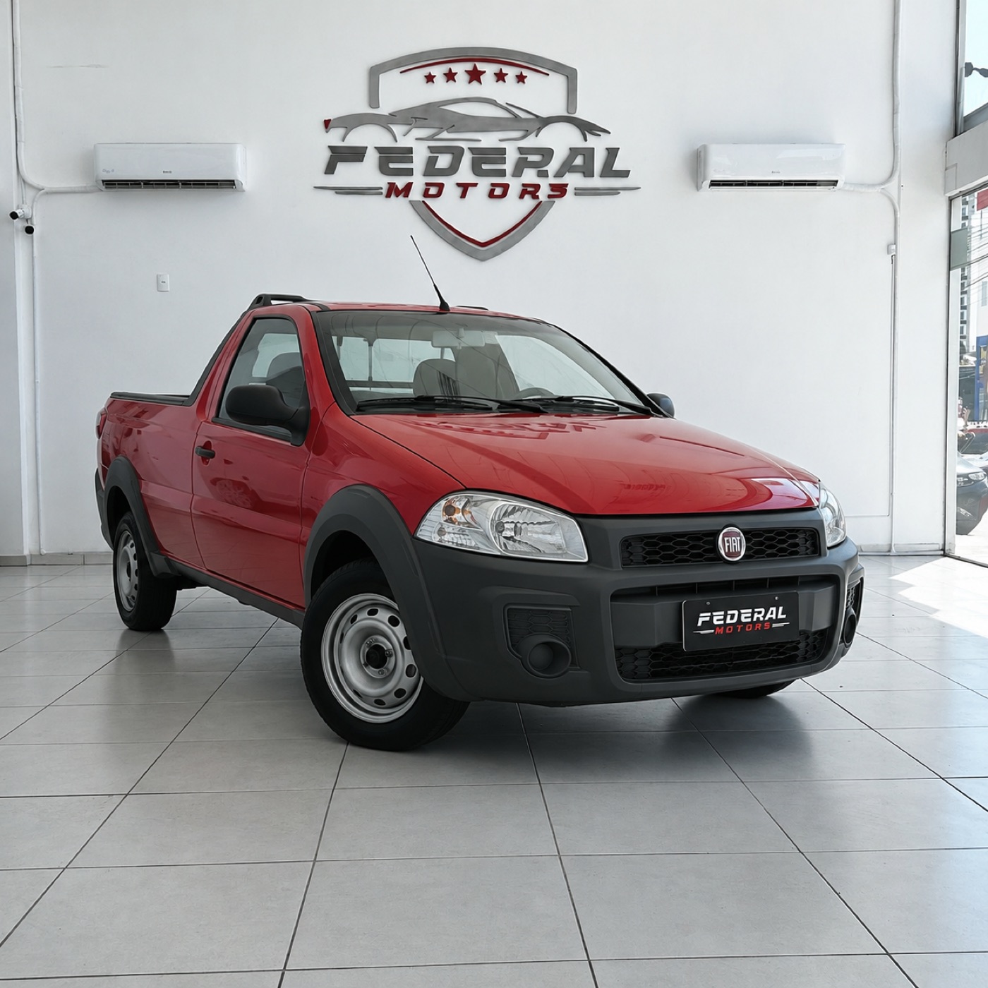 Fiat Strada no salão da FEDERAL MOTORS