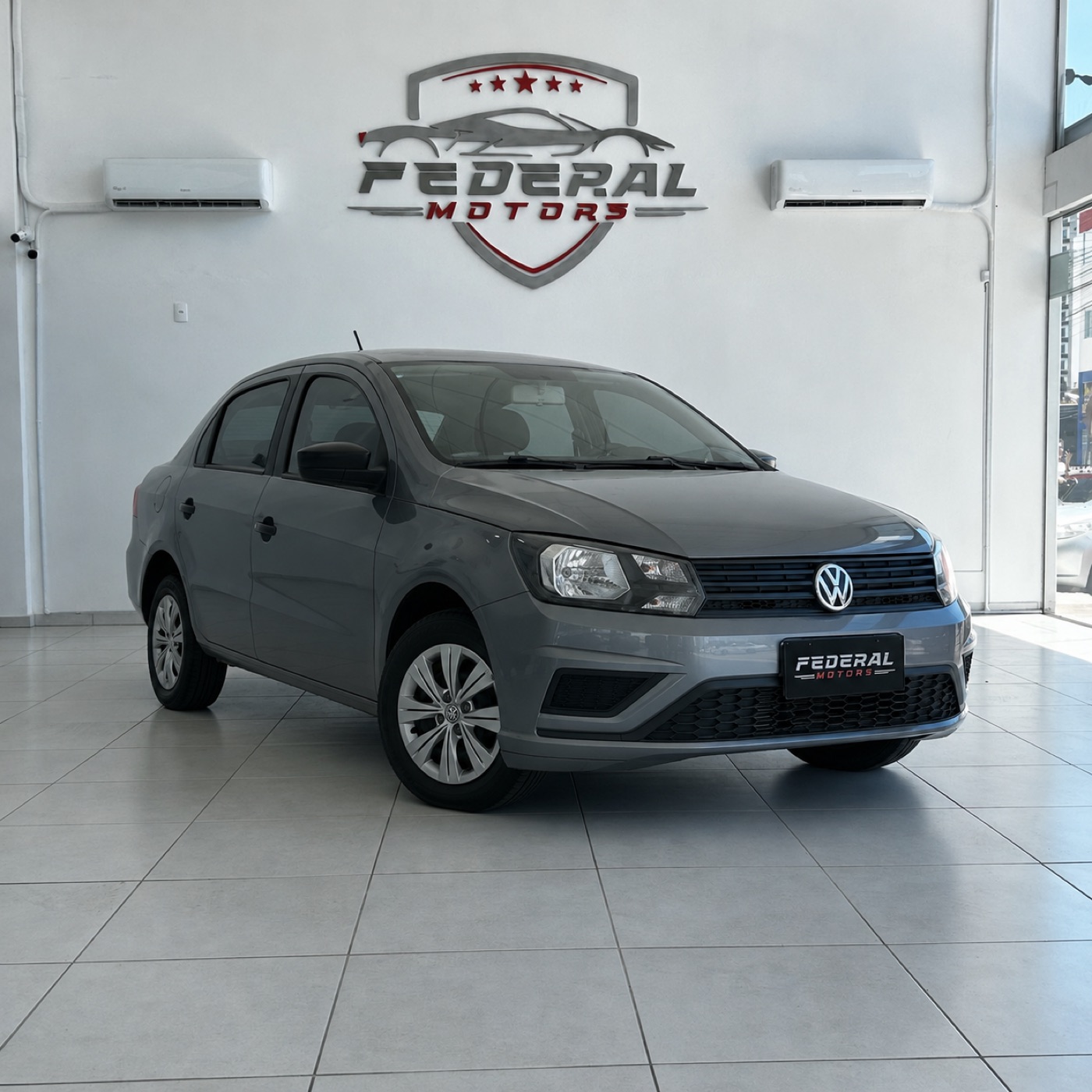 Volkswagen Voyage no salão da FEDERAL MOTORS